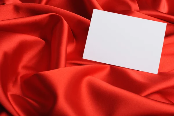 Nota sobre la seda roja — Foto de Stock