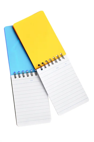 Σημειωματάριο δύο χρώμα — Φωτογραφία Αρχείου