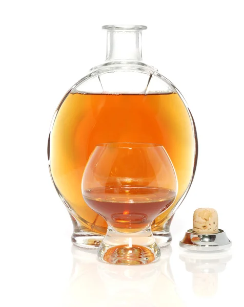 Bottiglia di Cognac — Foto Stock
