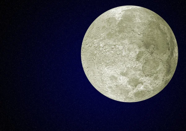 Луна и небо — стоковое фото