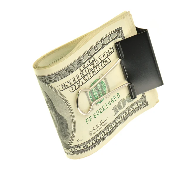 Pack dollars isolated — Stock Photo, Image