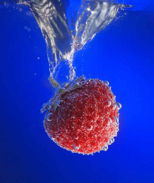 stock image Strawberry in water