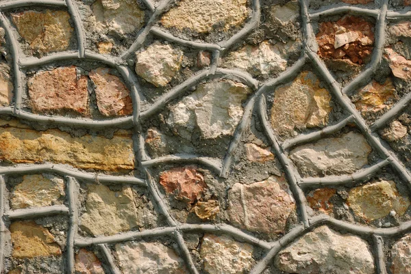 Каменный забор — стоковое фото