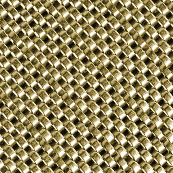 Texture metal - chain armour gold color — Stock Photo, Image