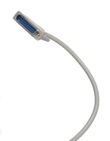 Počítačové kabel lpt — Stock fotografie
