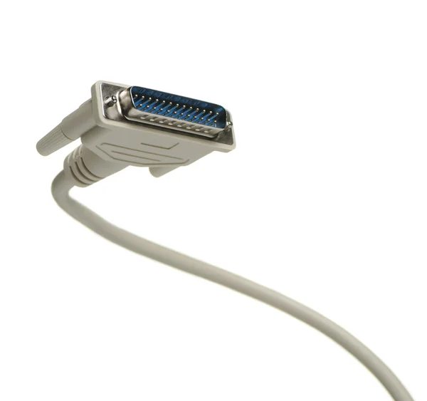 Dator kabel lpt — Stockfoto