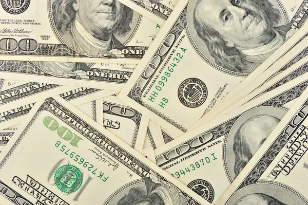 Dólar close up fundo — Fotografia de Stock