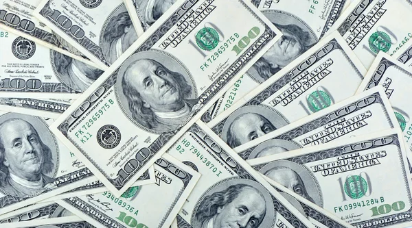 Dólar close up fundo — Fotografia de Stock