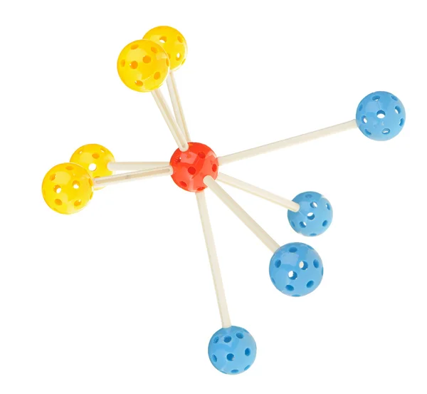 分子模型 — 图库照片