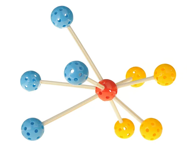 Model cząsteczki — Zdjęcie stockowe