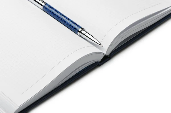 Pen and a notebook — Stock Photo, Image
