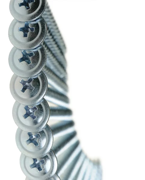 Screws abstract isolated — Stock Photo, Image
