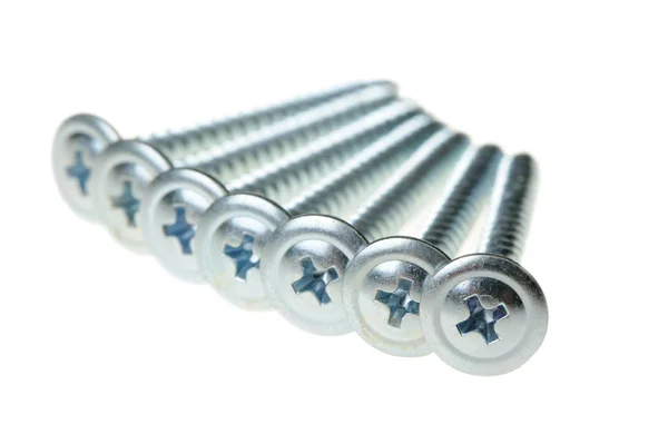 Screws abstract isolated — Stock Photo, Image
