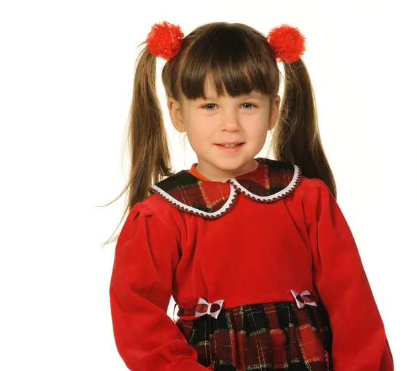 Porträt des hübschen kleinen Mädchens — Stockfoto