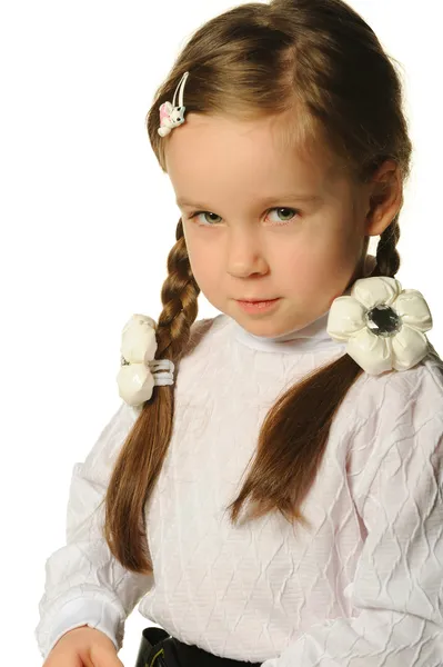 Portret całkiem mała dziewczynka — Zdjęcie stockowe