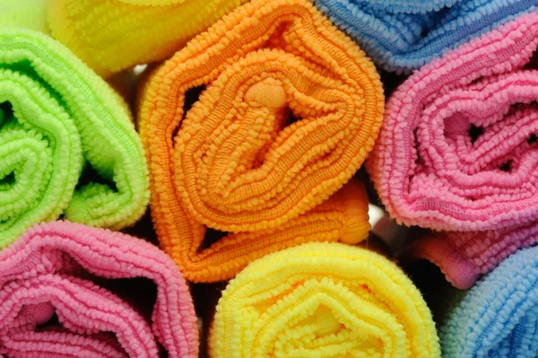 Διπλή χρώμα πετσέτες — Φωτογραφία Αρχείου