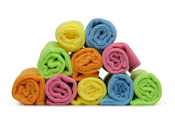Dubbele kleur handdoeken — Stockfoto