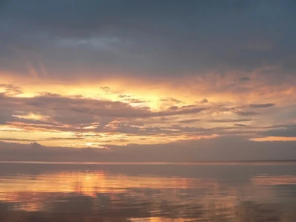 Sunset on a sea _ 4 — стоковое фото