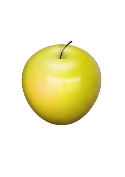Жовтий apple — стокове фото