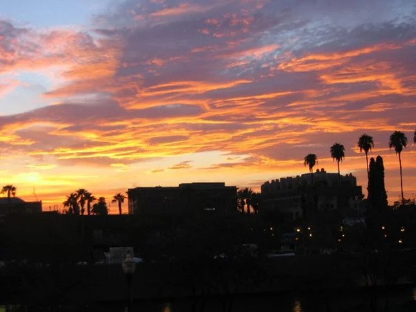 Phoenix zonsondergang — Stockfoto