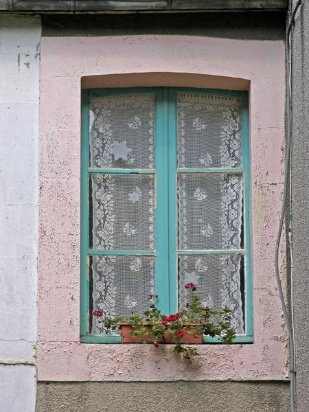 Blue window, France — Stock Photo, Image