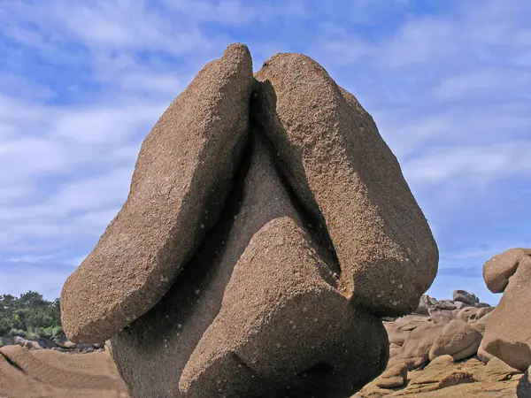 Big stone (Maiale) in Bretagna, Francia — Foto Stock