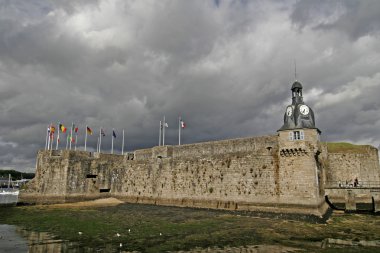 Concarneau, ville kapatın, brittany, Kuzey