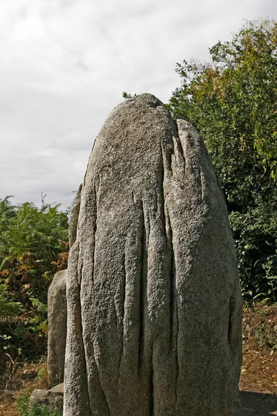 Megaliet graven in de buurt van erdeven, Bretagne — Stockfoto