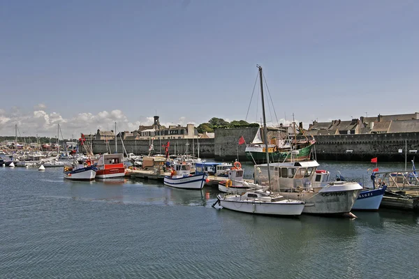 Concarneau, haven in Bretagne, Frankrijk — Stockfoto