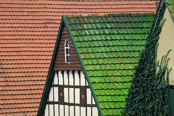 Casa de madeira, Borgloh, Baixa Saxónia — Fotografia de Stock