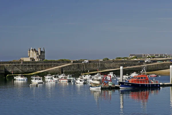 Киберон, гавань, Бретань, Франция — стоковое фото