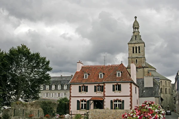 Quimperlé, starej części miasta, Francja — Zdjęcie stockowe