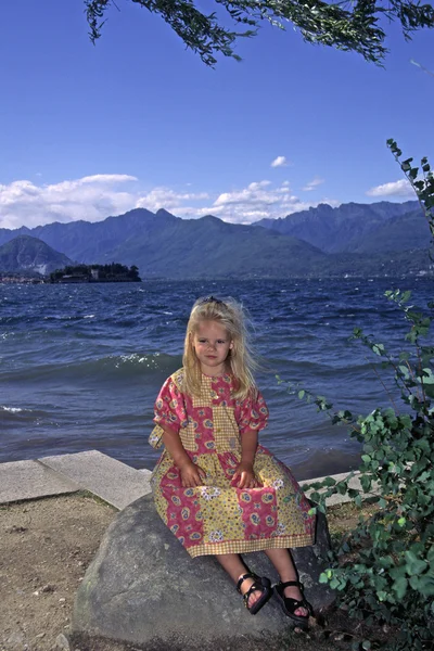 Little girl, 5 years — Stock Photo, Image