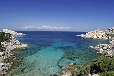 Capo testa, yakındaki santa di gallura, İtalya