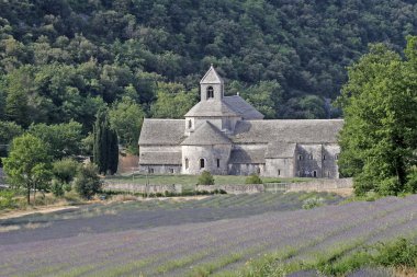 Abbaye Notre-Dame de Senanque, France clipart