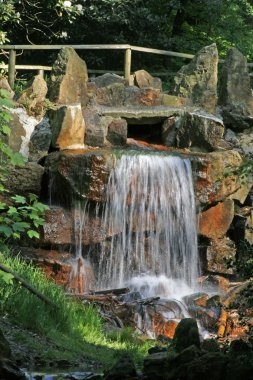 Waterfall in Lower Saxony, Germany clipart