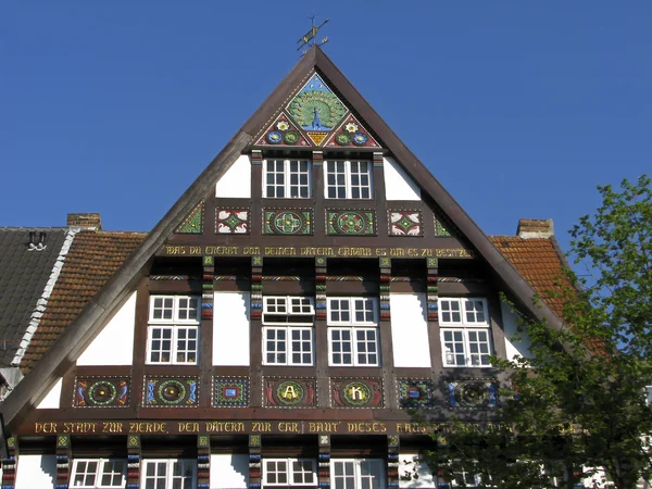Casa in legno, Osnabrueck, Germania — Foto Stock