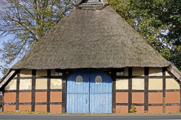 Detalhe da casa em madeira na Alemanha — Fotografia de Stock