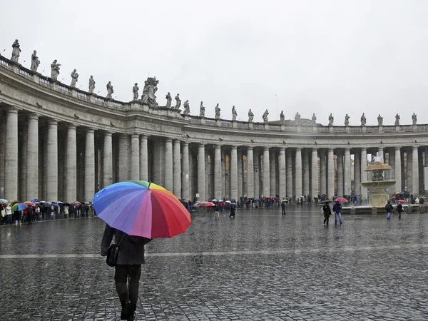 Vatican, piazza san pietro, italien, europa — Stockfoto