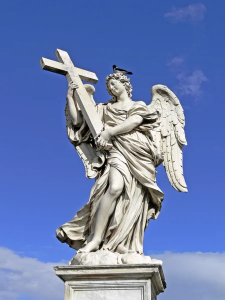 stock image Rome, Aelian Bridge with angels, Italy