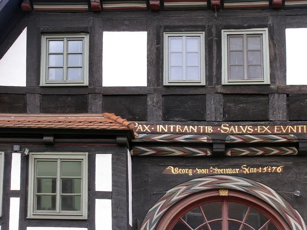 Maison à colombages à Rinteln, Allemagne — Photo