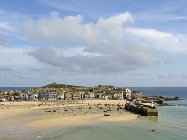 Cornwall, St. Ives, Penwith, harbor, UK clipart