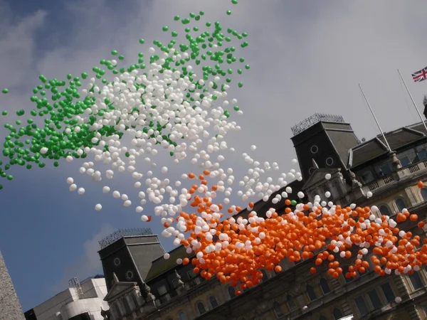 Воздушные шары в День Святого Патрика — стоковое фото