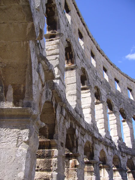Římský amfiteátr v Pule, Chorvatsko — Stock fotografie