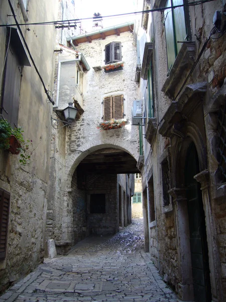 Ancienne rue de Rovinj, Croatie — Photo