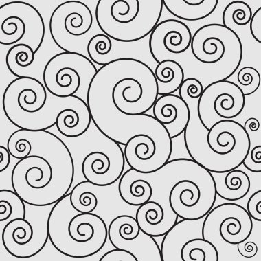 Abstract whorled background. Seamless clipart
