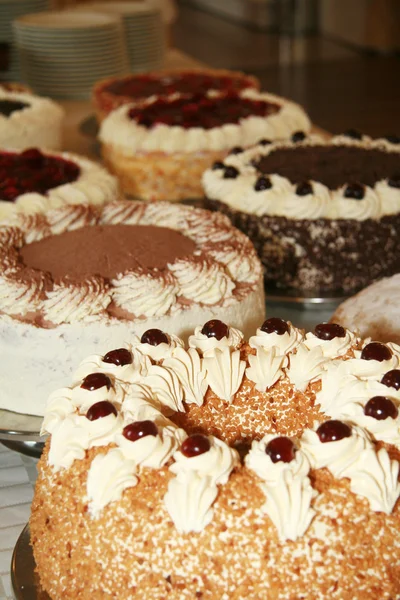 Viele verschiedene Kuchen — Foto de Stock