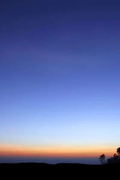 Lucht na zonsondergang Rechtenvrije Stockafbeeldingen