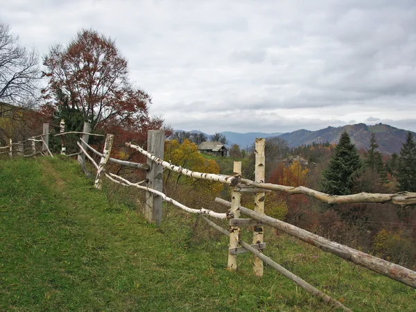 Kırsal çit. — Stok fotoğraf