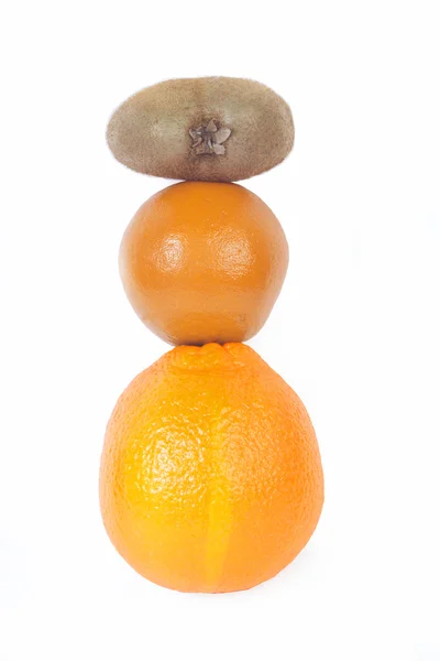 Kiwi und Orangen — Stockfoto